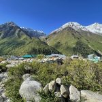 A walking trail leading to Chitkul village