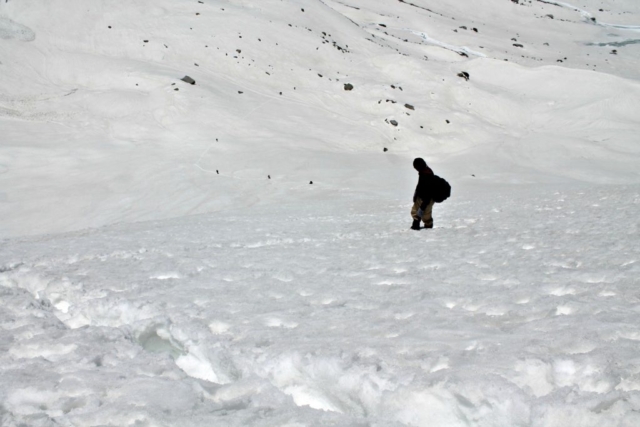 Climbing Charang - La. Kinner Kailash Parikrama trek