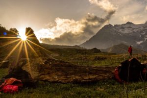 Jalandhari gad valley , Uttrakhand (Lamkhaga pass trek - May 2016