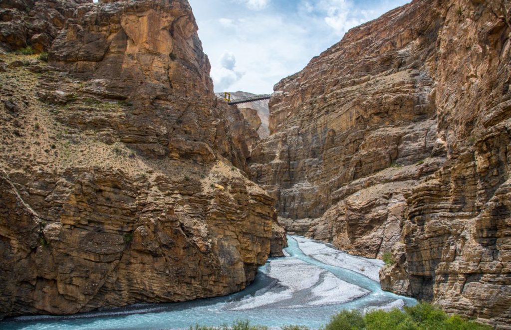 Jaw dropping view of Chicham Bridge at Kibber Wildlife Sanctuary | Parang la trek