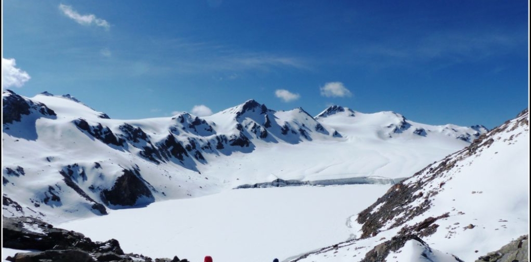 Descending Mayali Glacier
