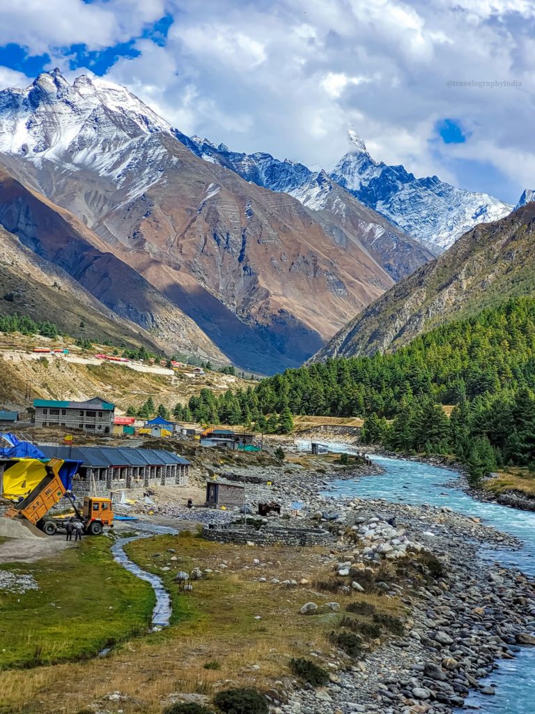 Chitkul village during October month