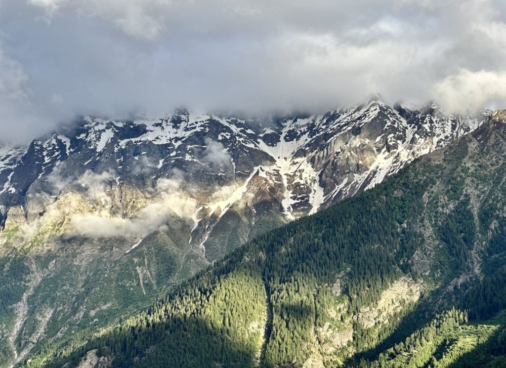 View from Kalpa village of Kinnaur
