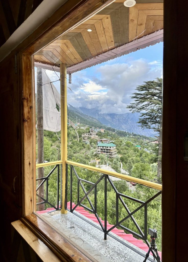 Window view from Kalpa hotel