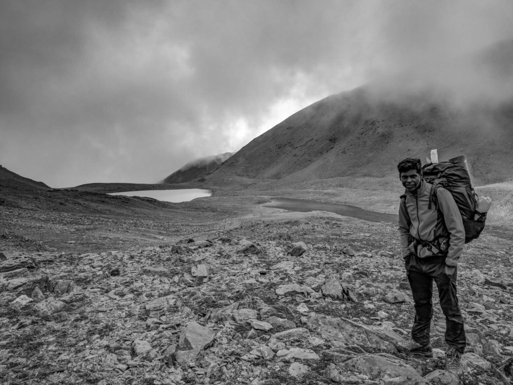 Approaching Temso Lake