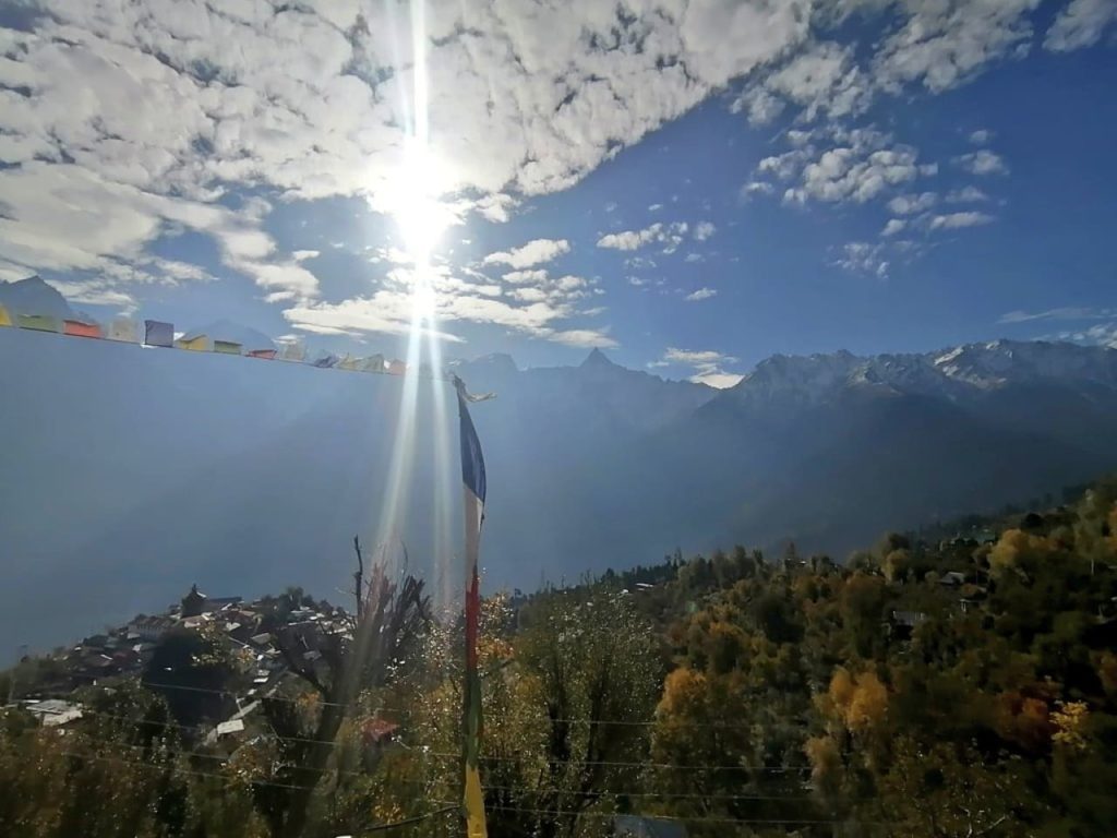 Fall foliage colors of Kalpa