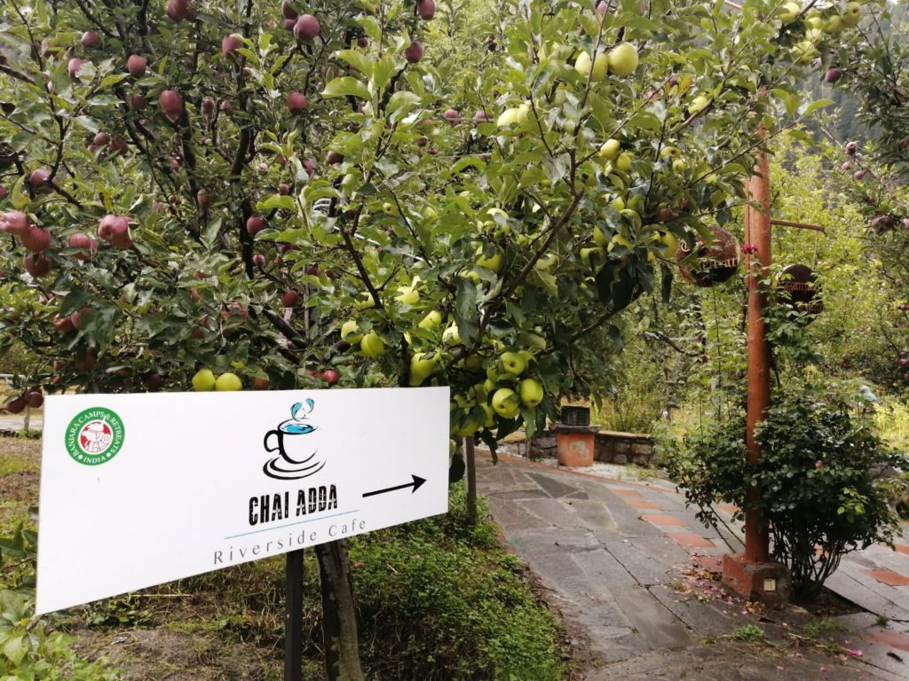 Way to Chai Adda cafe Batseri, Kinnaur