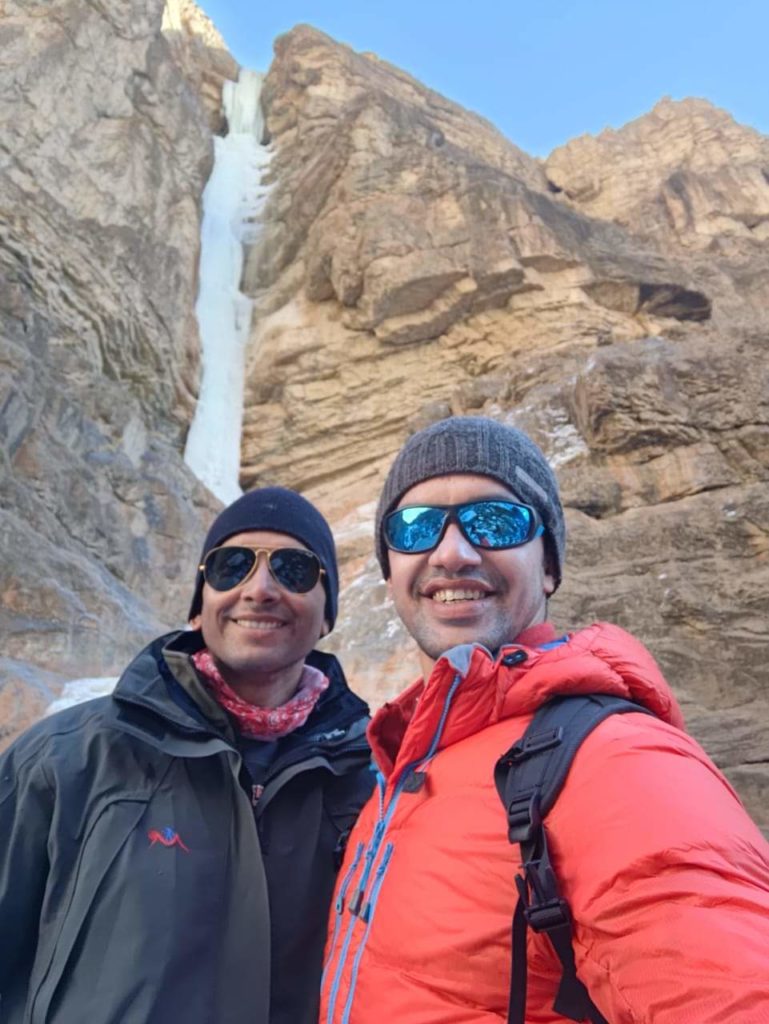 Selfie before Sheela Nala frozen fall